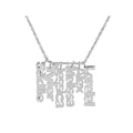 Personalized Mother's Name Necklace with Charms - Custom Family Jewelry