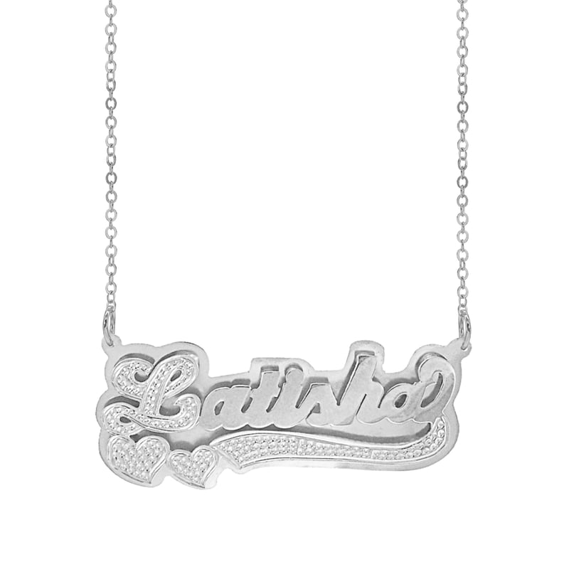 Personalized Name Necklace with 14K Gold Over Sterling Silver - Customizable