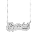 Personalized Name Necklace with 14K Gold Over Sterling Silver - Customizable