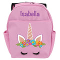 Personalized Pink Unicorn Backpack for Kids with Adjustable Straps - 17x14 Inches