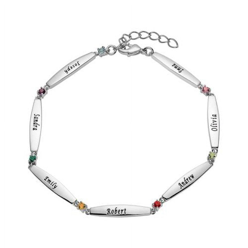 Personalized Women's Nameplate Necklace - Rose Gold or Rhodium Plated