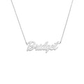 Personalized Name Necklace Sterling Silver Gold Rose Gold Custom Pendant