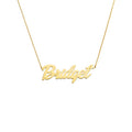 Personalized Name Necklace Sterling Silver Gold Rose Gold Custom Script Pendant