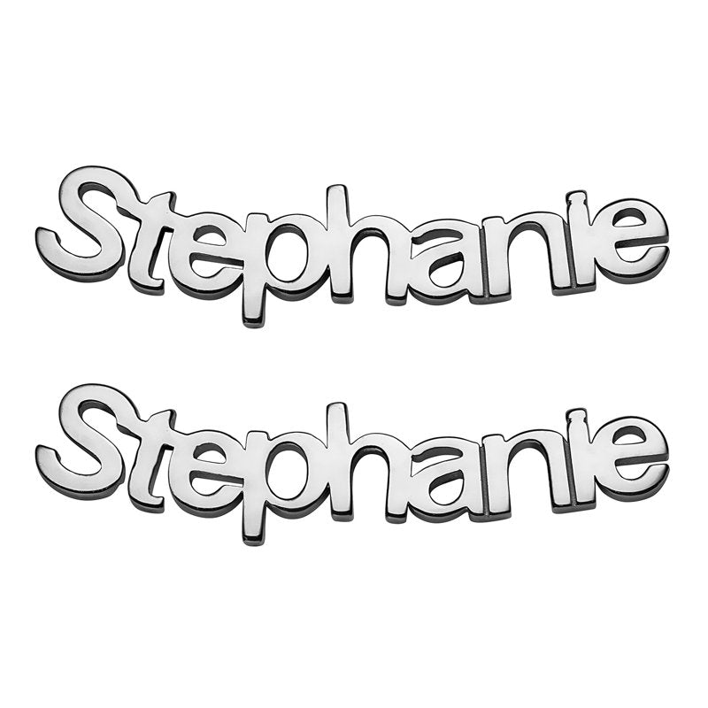 Personalized Name Earrings Sterling Silver or Gold Over Sterling Silver Custom Jewelry
