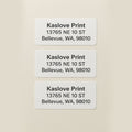Personalized Return Address Labels on Sheets - Custom Stickers 150 PCS