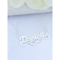 Personalized Script Name Necklace with Infinity & Heart Pendant - Customizable Jewelry for Women