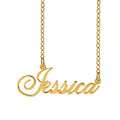 Personalized Sterling Silver Script Name Necklace - Customizable 12 Characters