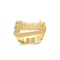 Personalized Script Name Ring for Women - Custom Initial Jewelry