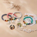 Personalized Pet Memorial Bracelet - Dog Remembrance Jewelry, Custom Engraved