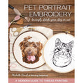 Pet Portrait Embroidery Kit - Modern Thread Painting for Dogs & Cats