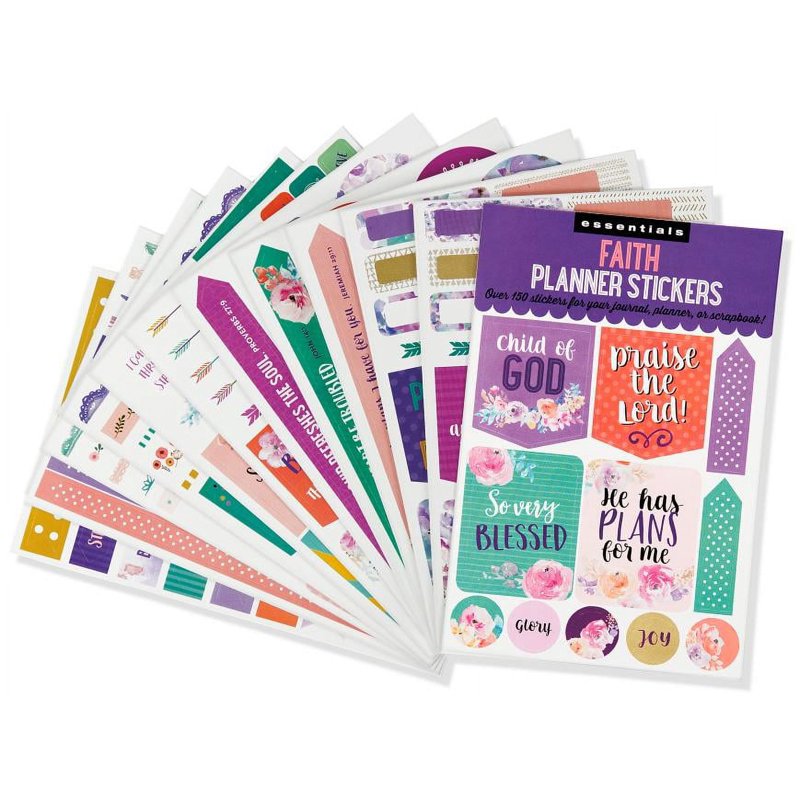 Faith Planner Stickers for Journaling & Scrapbooking - Inspirational Religious Decor