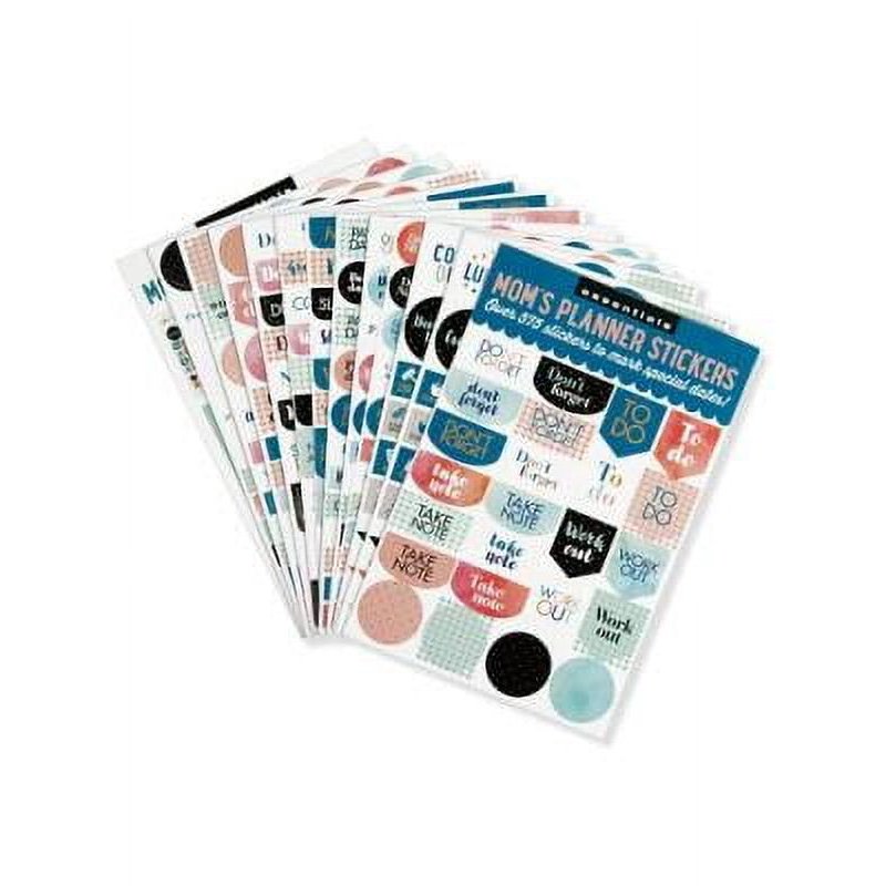 Mom's Planner Stickers Set of 575 - Printable Calendar & Journal Decor