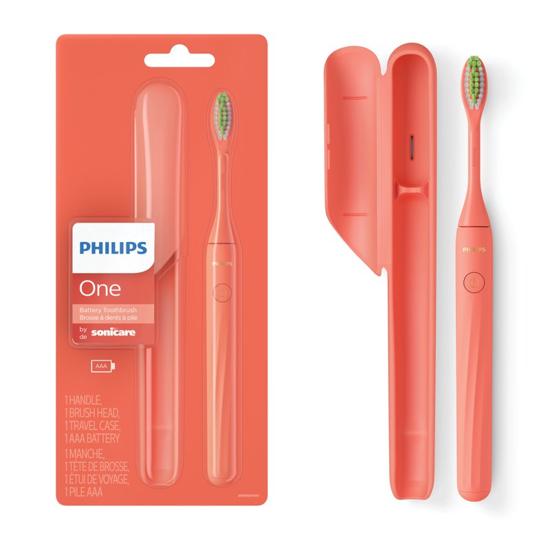 Portable Battery Electric Toothbrush with Travel Case - Multiple Colors