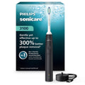 Electric Sonic Toothbrush with Pressure Sensor & Timer - Black