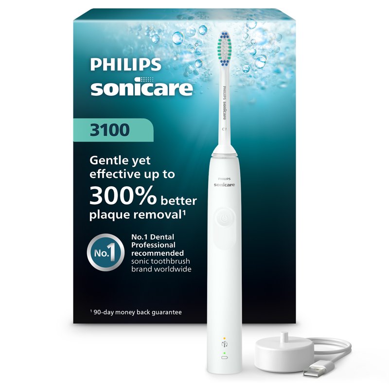 Electric Sonic Toothbrush with Pressure Sensor & Multiple Modes