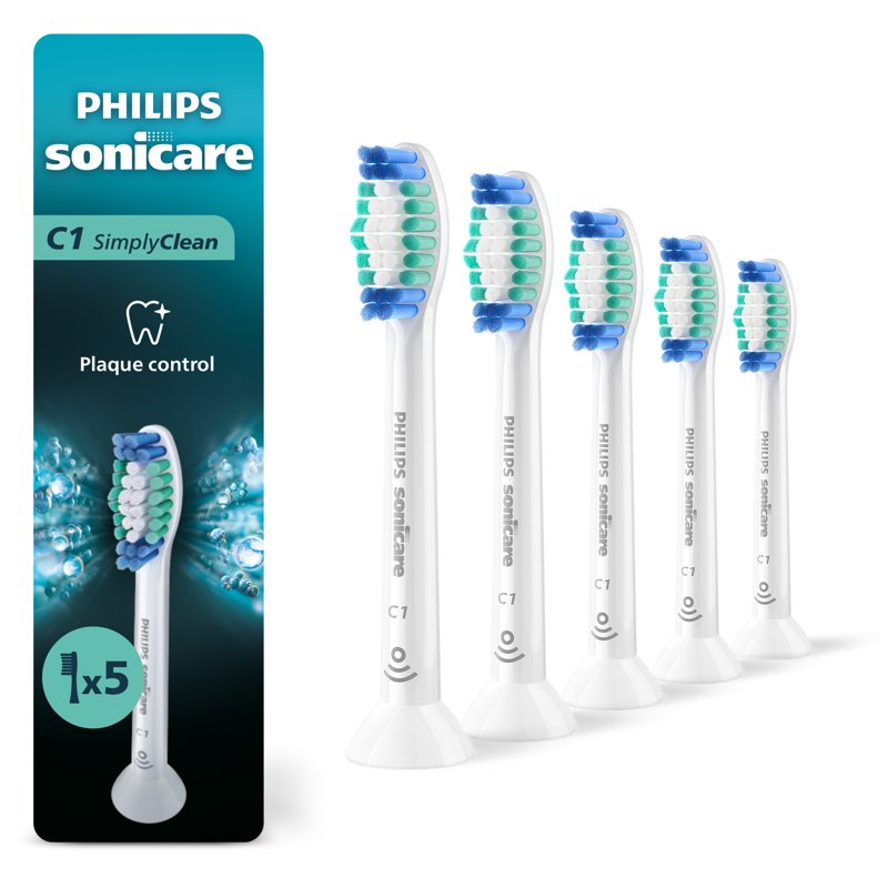 Electric Toothbrush Replacement Heads - Hygienic 5 Pack for Sonicare