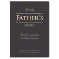 Guided Father’s Memory Journal - Black Cardstock, 6 x 8.5 Inches, 204 Pages