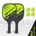 Pickleball Racket Set – 2 Paddles and 4 Balls with Travel Bag