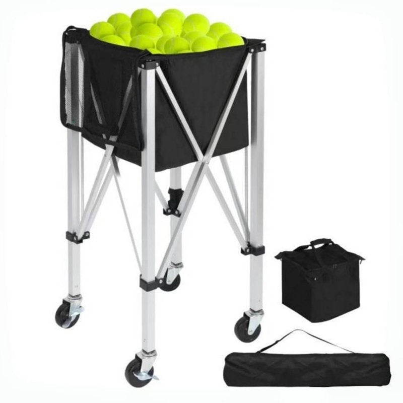 Multi-Sport Ball Cart with Wheels & Detachable Ball Bag - 180 Capacity