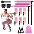 Adjustable Pilates Bar Kit with Resistance Bands for Full-Body Workout