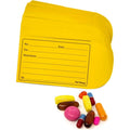 Pill Organizer Envelopes with Peel & Seal Closure - Reusable Medication Storage, 3.5 x 2.5 Inches, Pack of 100