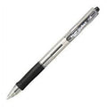 Retractable Ballpoint Pen Set - Medium Point Black Ink, 2 Pack