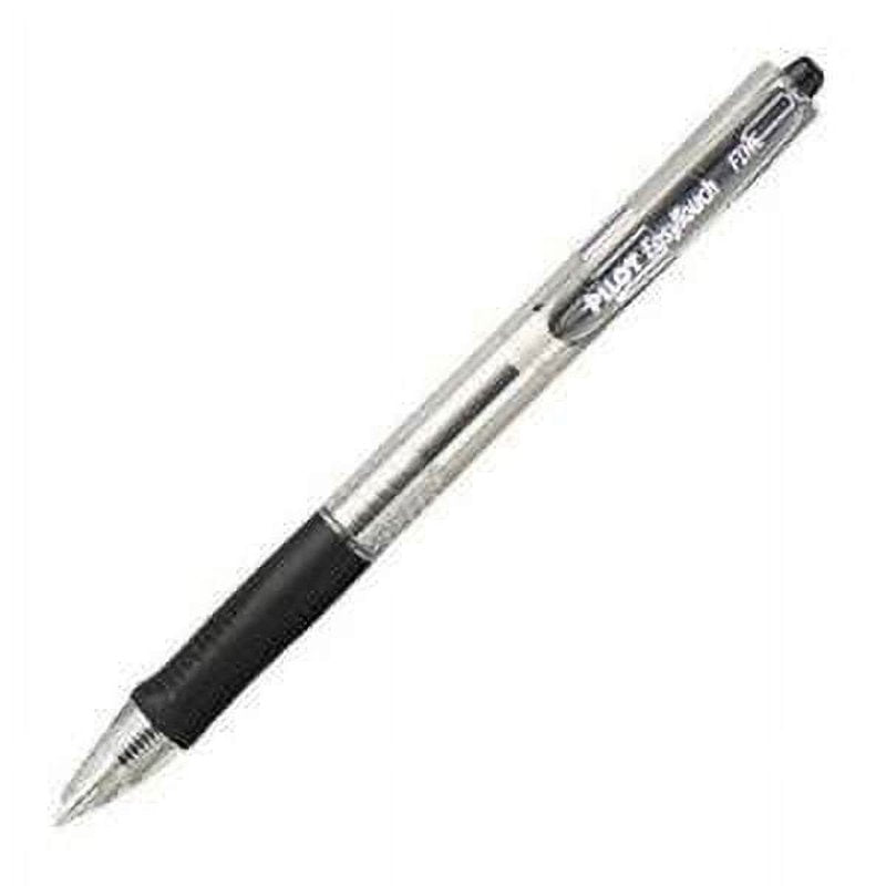 Retractable Ballpoint Pen Set - Medium Point Black Ink, 2 Pack