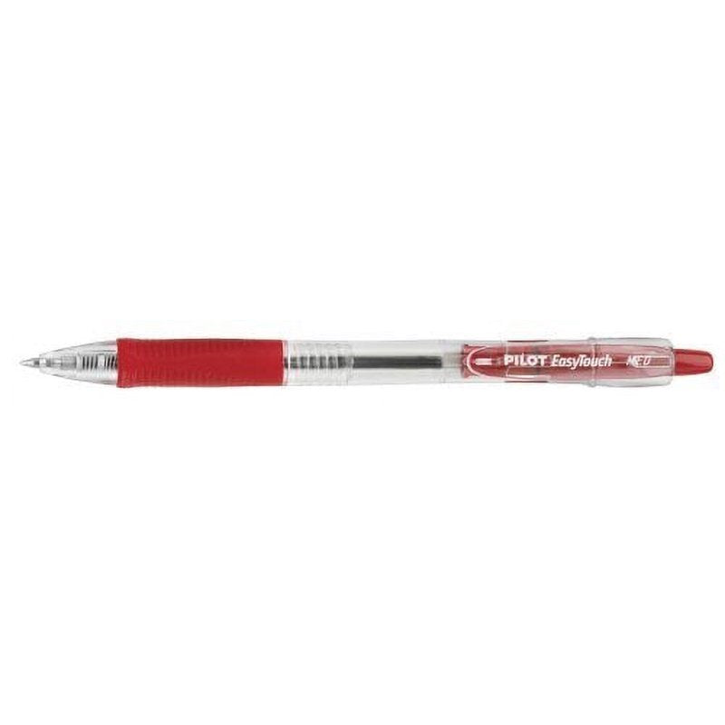 Pilot EasyTouch Retractable Ballpoint Pen - Medium Point Red, 2 Pack