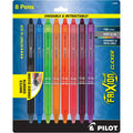 Erasable Gel Ink Pens 0.7mm Fine Point Assorted Colors - 8 Pack