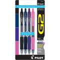 Gel Pens Set - Fine Point 0.7mm Assorted Ink Refillable & Smear Proof