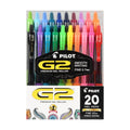 Assorted Gel Ink Pens - Fine Point Retractable Pack of 20