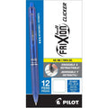 Erasable Gel Pens 0.7mm Fine Tip - Refillable Retractable Pens (12 Pack)