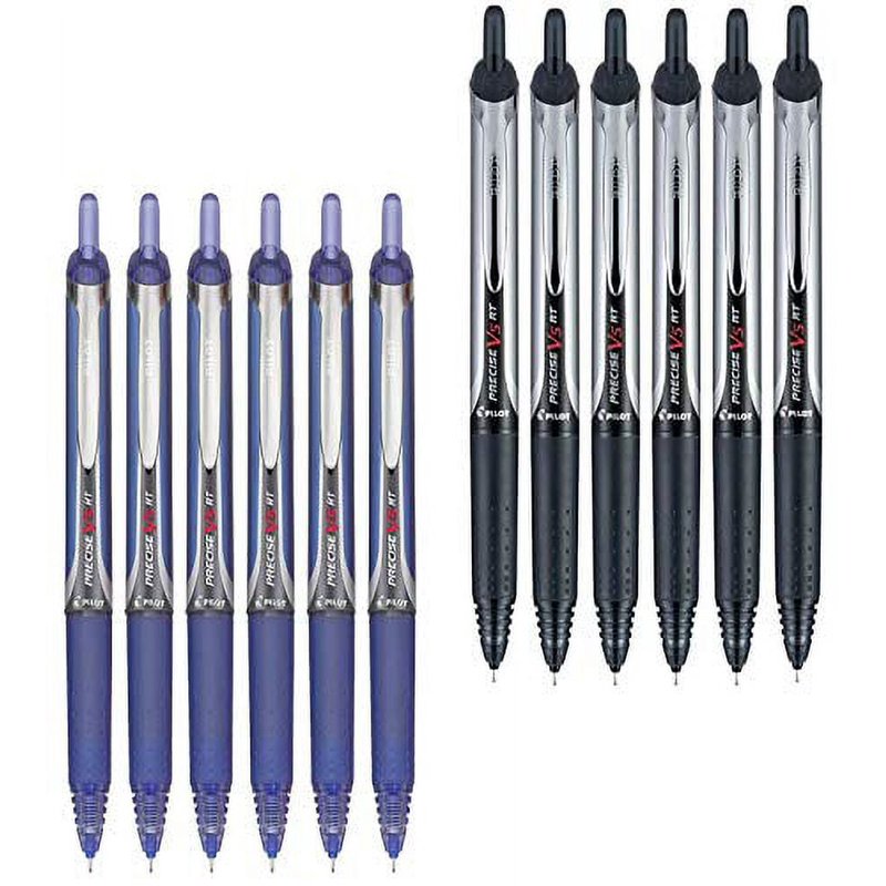 Pilot Precise V5 RT Retractable Extra Fine Point Ballpoint Pens 12-Pack