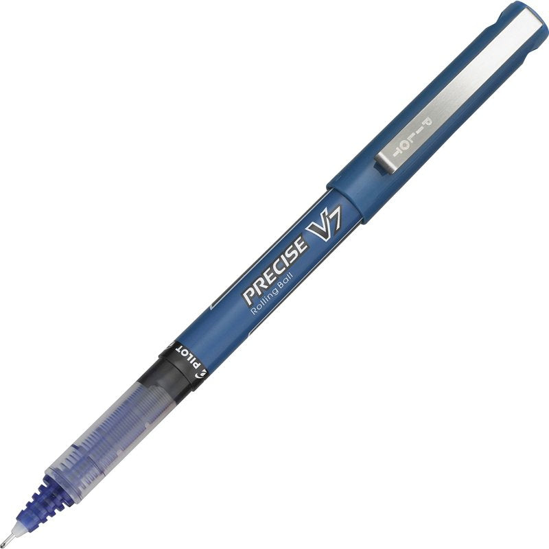 Pilot Precise V7 Roller Ball Pen Bundle - Fine 0.7mm, Blue Ink, 60 Pack