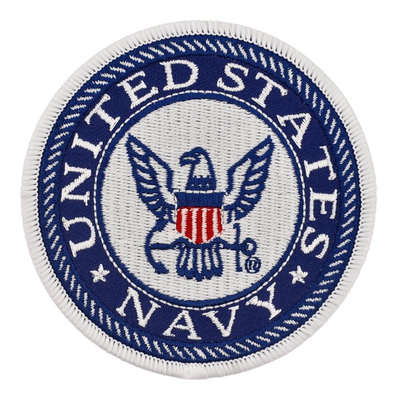 US Navy Embroidered Patch Pack – Velcro Military Morale Patches 5 Pack