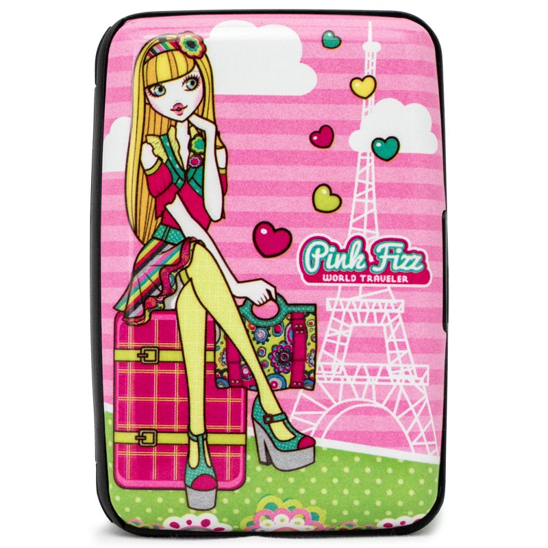 RFID Blocking Wallet for Women - Aluminum Card Holder with 6 Slots