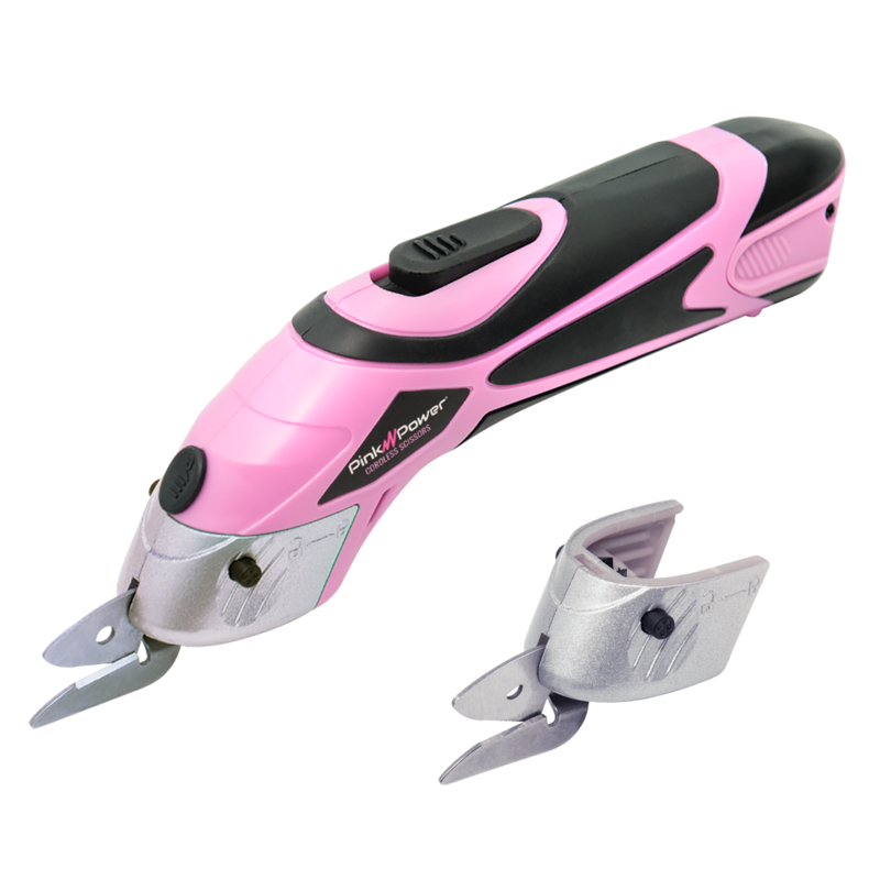 Cordless Electric Fabric Scissors for Crafts Sewing Quilting & More - Heavy Duty Rotary Shears