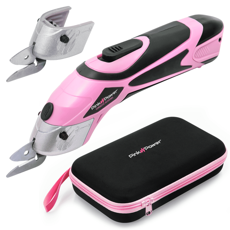 Electric Fabric Scissors Cordless Craft Cutter for Sewing Quilting and Scrapbooking