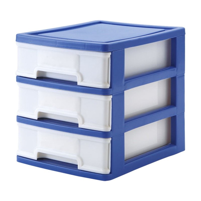 Desktop Plastic Storage Drawers Organizer for Kitchen, Office & Desk
