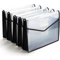 Large Waterproof Expandable File Folder - 5-Pack Legal Size Document Organizer