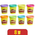 Play-Doh Neon Colors 8 Pack of Non-Toxic Modeling Compound for Kids - Bright Arts & Crafts