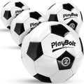 PlayBolt Youth Soccer Ball Size 2 – 4 Pack with Pump for Indoor & Outdoor Play