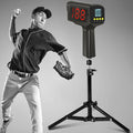 Baseball Radar Gun with LED & LCD Display, Adjustable Tripod, Speed Sensors