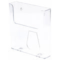 Wall Mount Acrylic Paper Document Holder for 8.5 x 11 Inch Paper, Clear