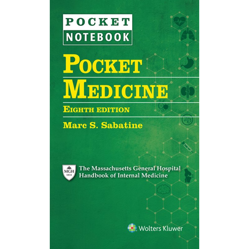 Pocket Medical Notebook Hardcover for Internal Medicine Reference