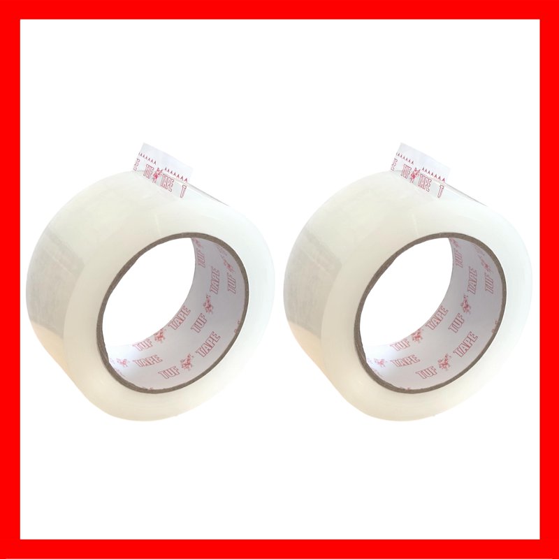 Heavy Duty Packing Tape - Clear Sealing Tape for Moving Shipping & Storage