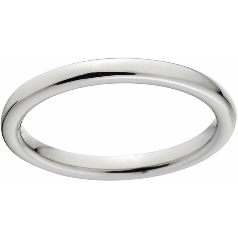 Polished 3mm Titanium Wedding Band with Comfort Fit - Hypoallergenic Durable Ring