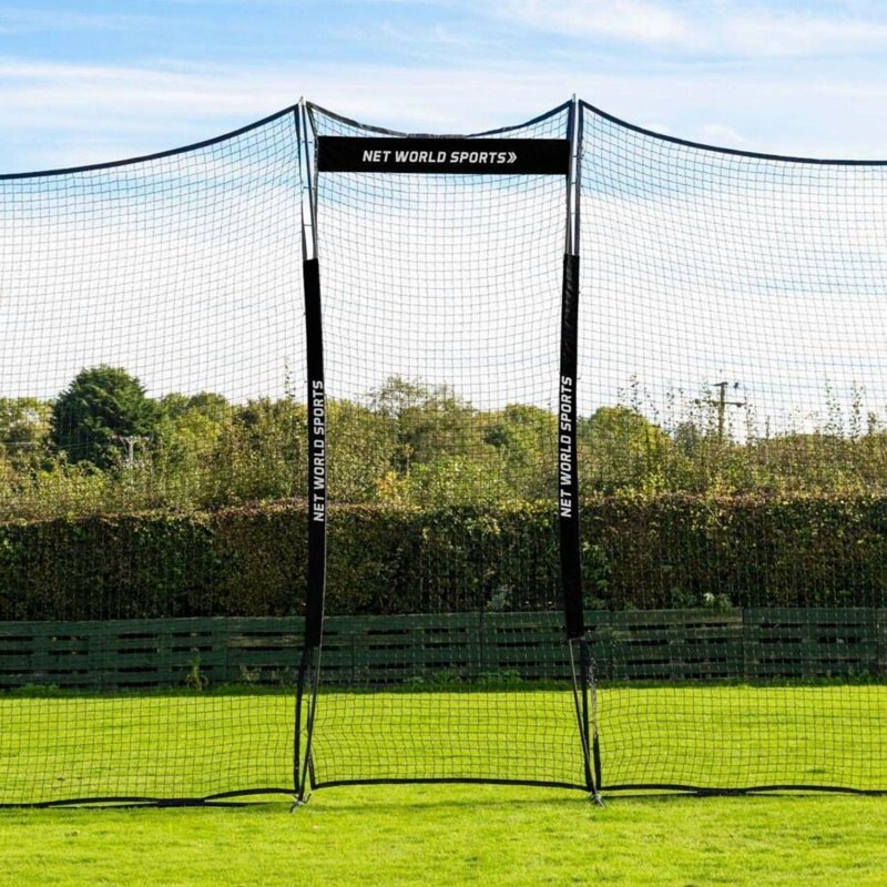 Pop-Up Ball Stop Net System with Posts - 4.5 ft Extender Included | 5x Sizes