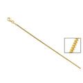18k Gold Plated Sterling Silver Miami Cuban Chain Necklace 1.9mm