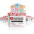 Travel First Aid Kit 10 Pack Compact Emergency Medical Supplies for Home Car & Outdoors